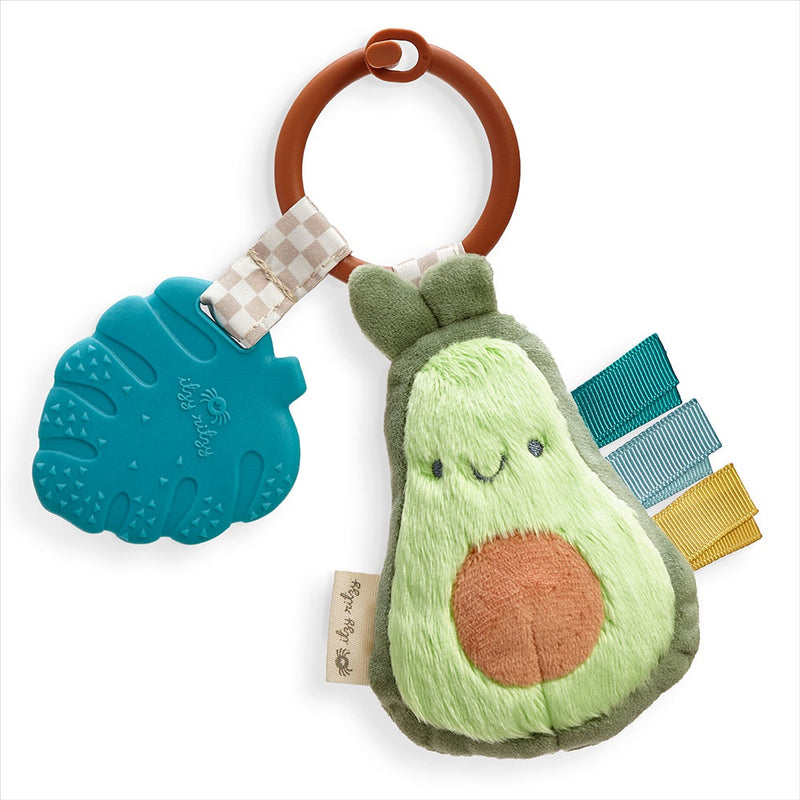 Itzy Pal Plush and Teether - Avocado
