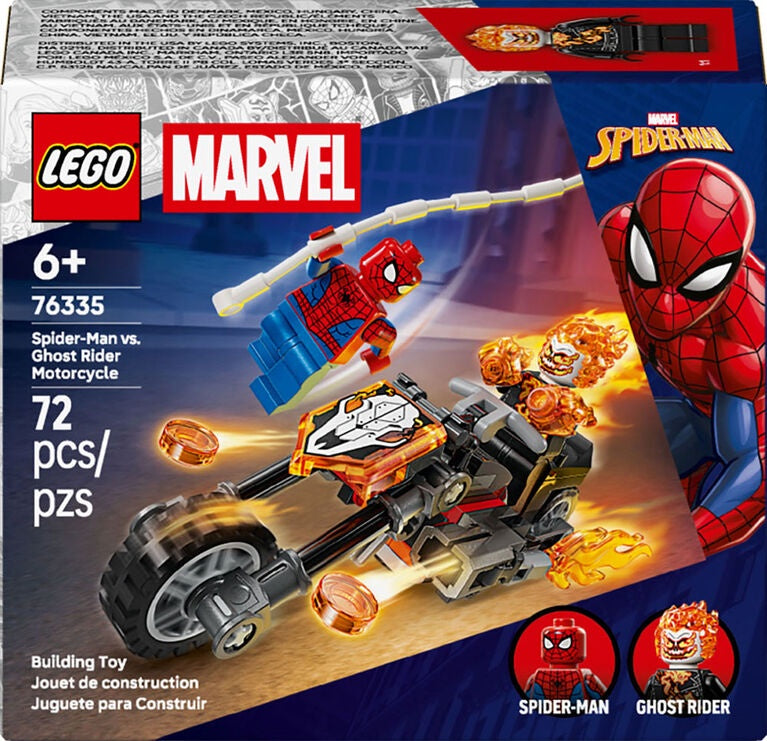 Spider-Man vs Ghost Rider Motorcycle 76335