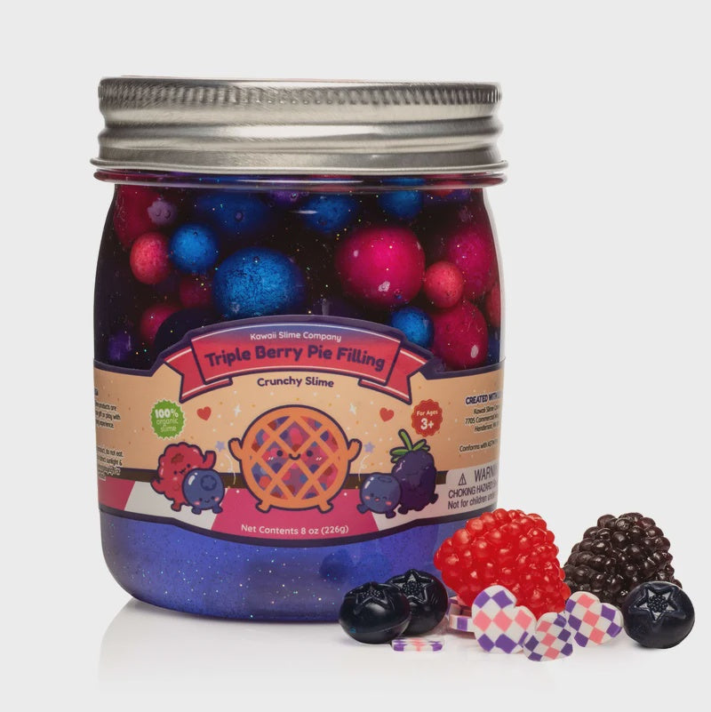 Triple Berry Jelly Cube Pie Filling Slime