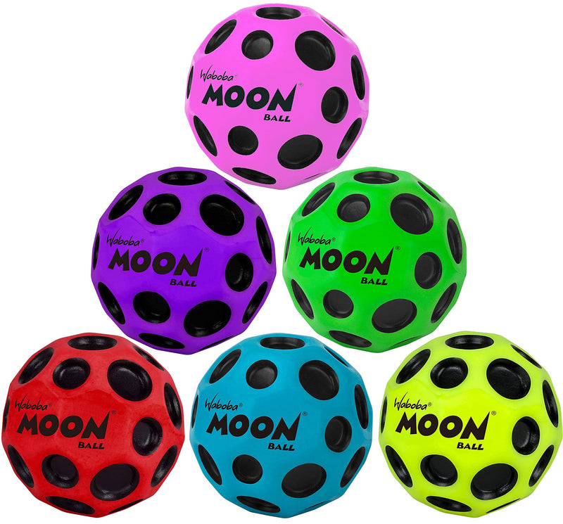 Moon Ball - Neon w/black dots