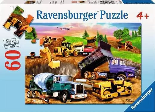 Construction Crowd 60 pc Puzzle