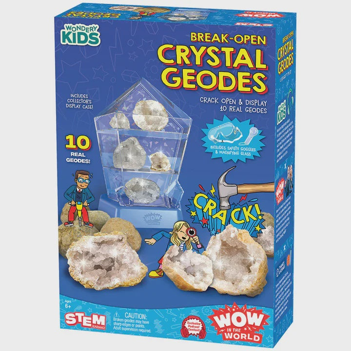 Wow in the World: Break-Open Crystal Geodes
