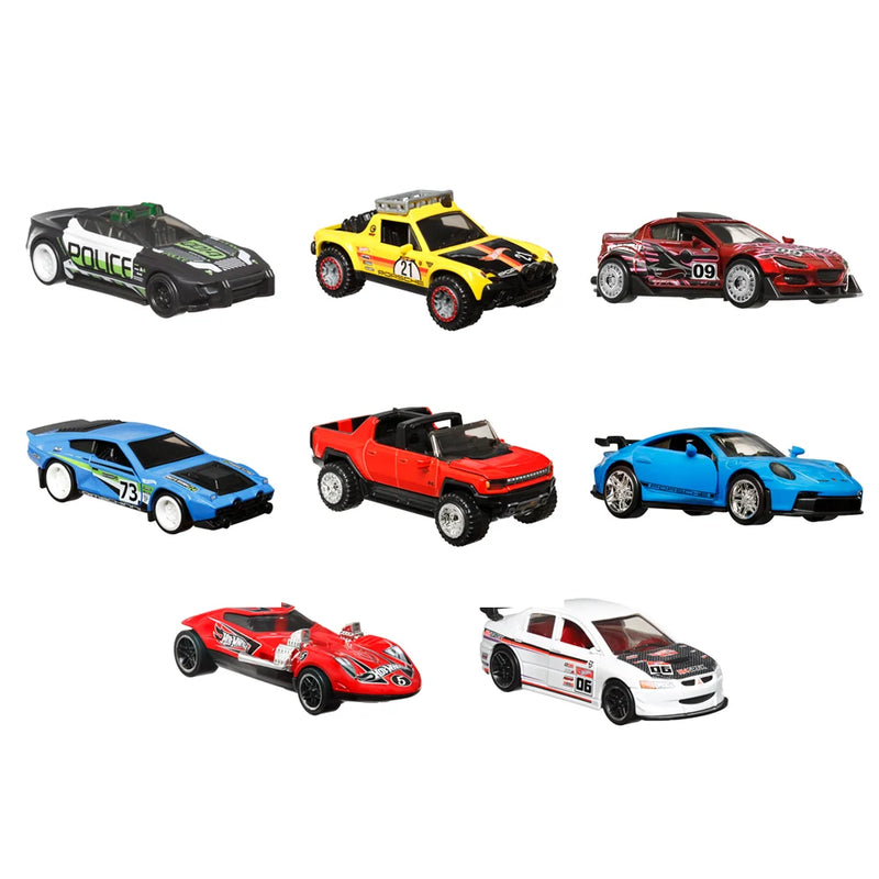 HOT WHEELS - DIECAST 1:43 PULL BACK VEHICLE ASST