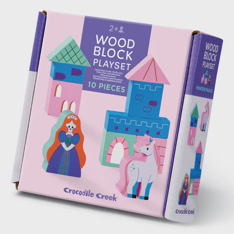 Mini Wood Block Playset/Princess Palace