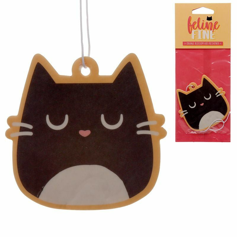 Orange Blossom Feline Fine Black Cat Air Freshener