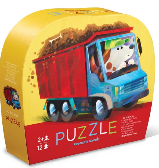 12-pc Shaped box Puzzle/Go Big Dog