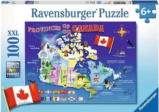 Map of Canada 100pc