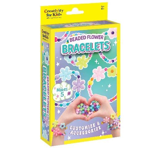 Mini Kit Beaded Flower Bracelets