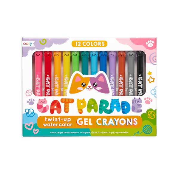 Ooly Cat Parade Gel Crayons Set at Kaboodles Toy Store