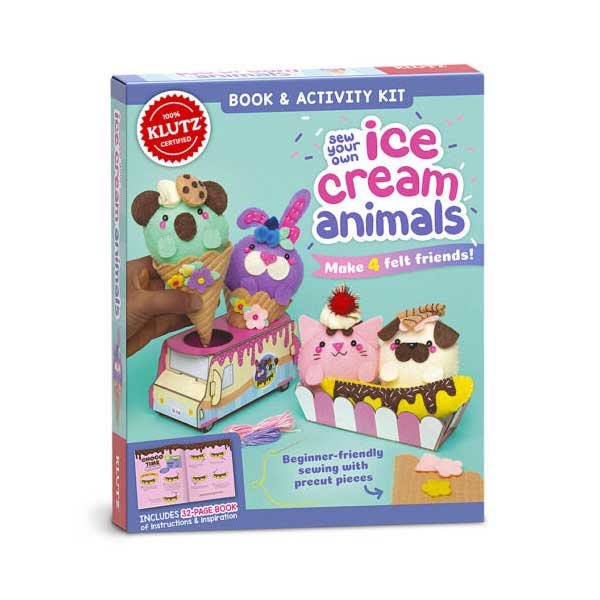 Ice Cream Animals Klutz Activity Kit at Kaboodles Toy Store