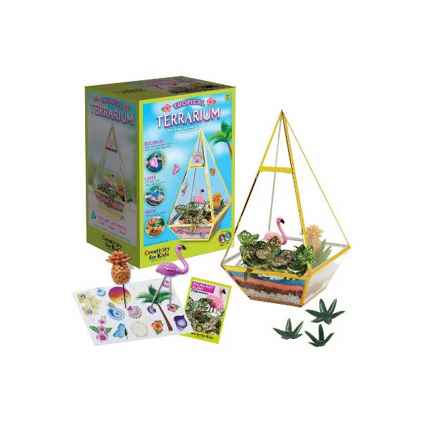 Creativity for Kids Tropical Terrarium Craft Set at Kaboodles Toy Store